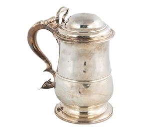 English, John Langlands Sterling Silver Tankard