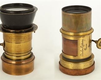 (2) Darlot Petzval Lens