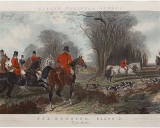 John Frederick Herring Sr (1795-1865) Fox Hunting Plate 2
