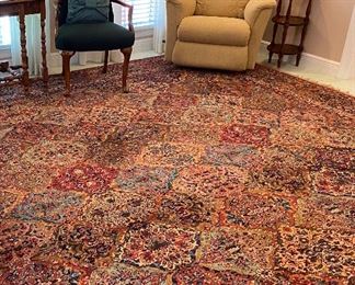 Massive 12’ x 16’ Karastan wool rug. A show stopper! 