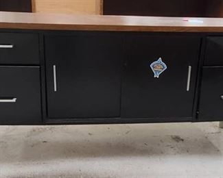 Desk w/ 4 drawers & 2 sliding drawers 62" L X 18" W X 29" H