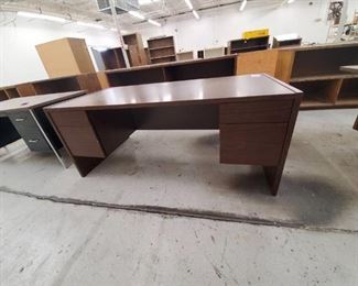 Desk w/4 drawers 72" L X 36" W X 29 1/2" H