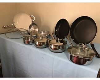 Assorted Pots Pans