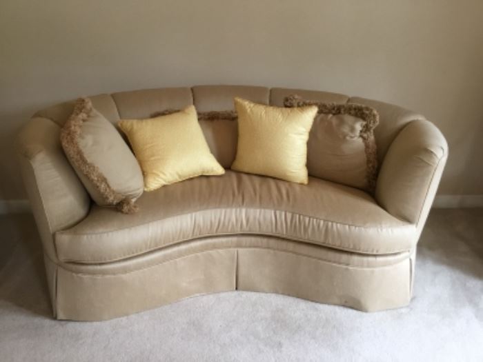 Henredon sofa - $900.00 - yellow print pillows are $12 each