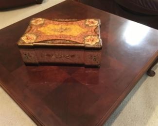 Large decorator wooden box - used f9r remote storage - $75.00 