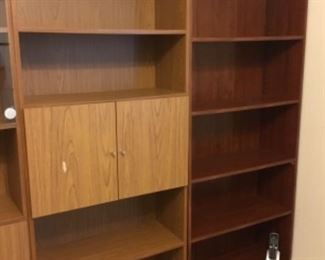 Set of 4 large bookcase pieces for great storage or display  - located in office - set is $300.00