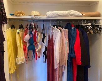 Robes, bras, pajamas, sun hats & blanket - priced as marked