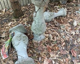 cement birdbath bases