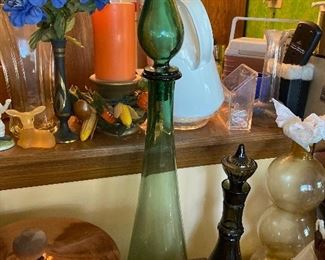 Vintage MCM genie bottle decanter