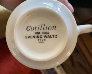 Cotillion Evening Waltz china set