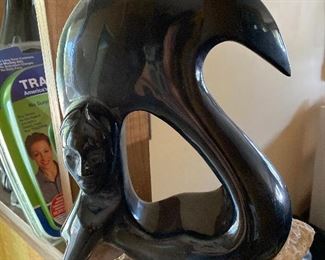 Onyx mermaid sculpture