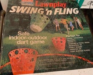 Vintage LawnPlay Swing'n Fling game