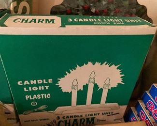 Vintage Charm 3 candle light unit