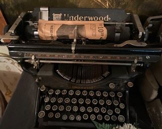 Underwood typewriter