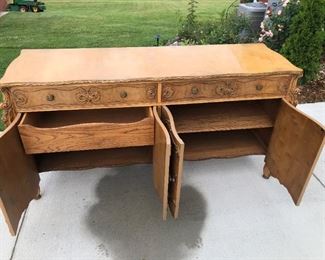 Romweber buffet.   Matches oval dining table.