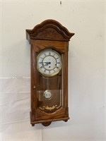 Howard Miller Westminster Chime Oak Wall Clock