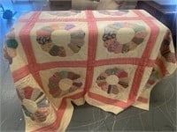 Antique Large Handmade Quilt