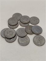 14 1971 Kennedy Half Dollars 