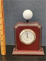 Golf Quartz Clock