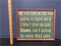 Funny Saying Golf Picture