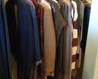 Sweaters and jackets..size small