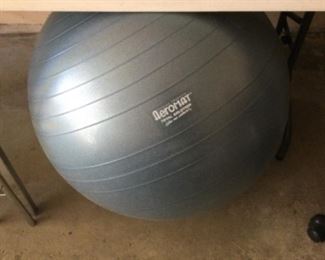 Aeromat exercise ball