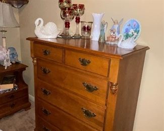 Tell City High Boy Chest of Drawers