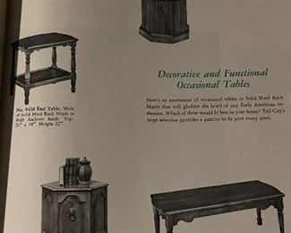 Images of Houses Furniture from Tell City Catalog Book