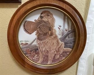 Dog and Pheasant Plate