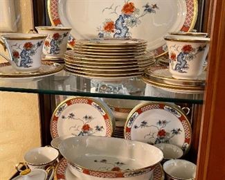 Lenox Red Lacquer Indian Tree China