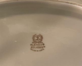 lenox Red Lacquer China Service for 8 and Serving Pieces