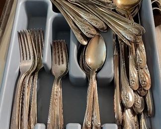 Holmes and Edward’s Romance Silverplated Flatware 