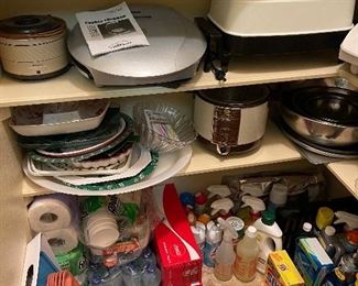 Slow Cookers, Gerorge Forman Grills, Cleaning Supplies