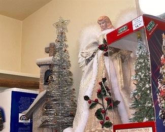 Tree Top Angel and Lemax Trees