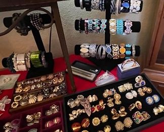 Bracelets and Clip on Earrings 