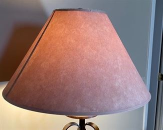 Rustic Wrought Iron Table Lamp Single	32 x 18	
