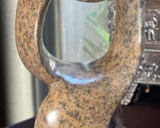 Signed Maguta Granite Sculpture 12 inches high
