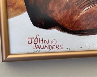 John Saunders Cowboy boot art		
