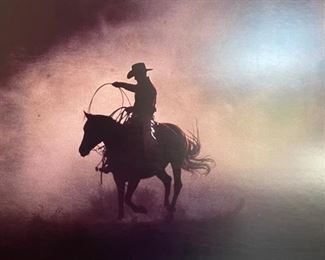 Oregon Series Lone Cowboy Framed Photo Print	34 x 45	
