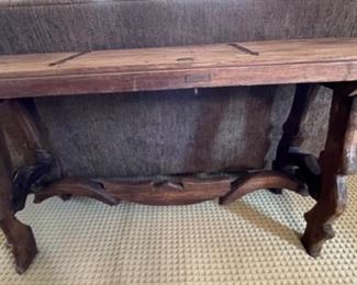 Rustic Mexican Sofa Trestle Table	30 x 70 x 20	HxWxD
