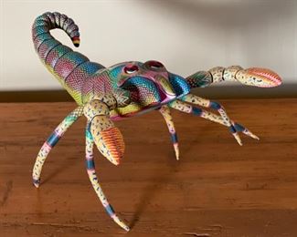 Ricardo Blas Perez, San Pedro Oaxacan Wood Folk Art Lobster	8 x 12 x 13	HxWxD
