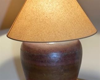 Lg Hammered Copper Rustic Lamp	35 x 25” diameter	
