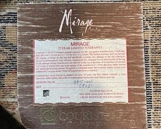 #2 Couristan Mirage Runner Rug	96 x 33	
