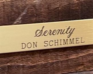 *Signed* Don Serenity  Framed Photo Art Barn Wood Frame	12 x 14	
