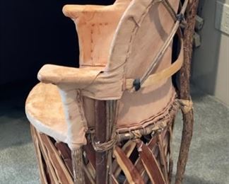 Mexican Equipale Pigskin Accent Chair	36 x 24 x 18	HxWxD
