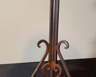2pc Rustic Wrought Iron Lamps PAIR	31 x 14 x 9	
