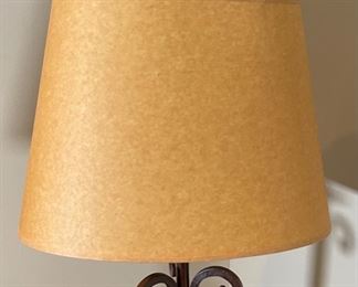 2pc Rustic Wrought Iron Lamps PAIR	31 x 14 x 9	
