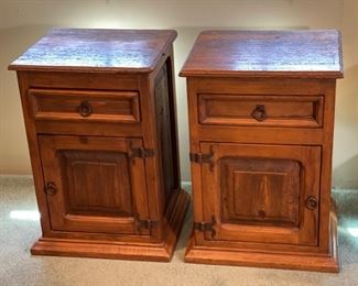 2pc Rustic Mexico Nightstands PAIR	28 x 19.5 x 16.5	HxWxD
