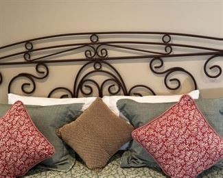 Iron Frame King Size Bed Complete	56 x 80 x 82	HxWxD
