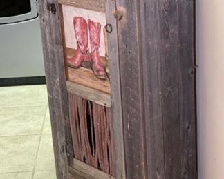 Rustic Cowboy Boost Accent Cabinet	23 x 25 x 13	HxWxD

